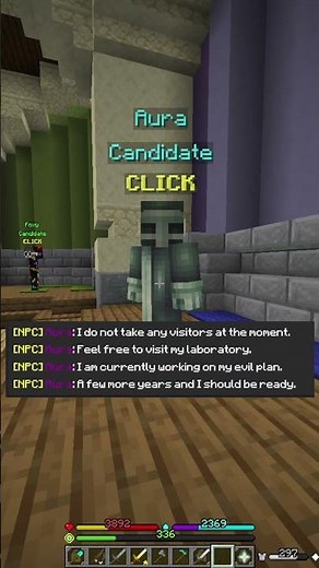 NEW SPECIAL MAYOR IN SKYBLOCK... AURA! #hypixelskyblock #minecraft