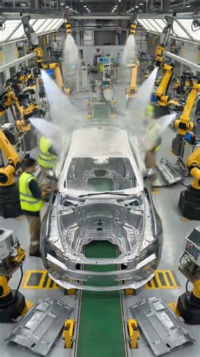 From Steel to Supercar 😱 Full Manufacturing Process #Shorts #car