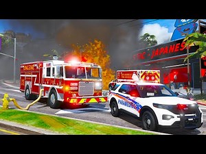 Fighting Dangerous Fires in GTA 5 RP!