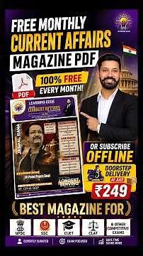 How to Prepare Current Affairs?Best Monthly Current Affairs Magazine for UPSC,CUET,CLAT, SSC & Other