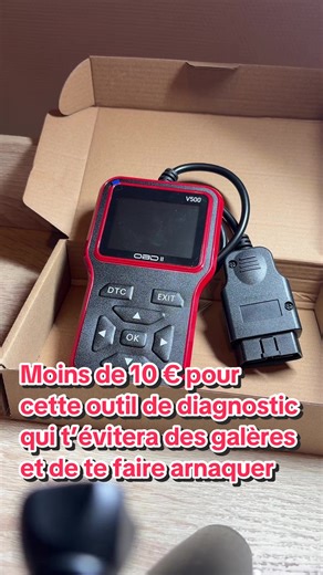 Scanner de diagnostic de voiture OBD2 et lecteur de code avec testeur de tension, scanner de défaut de moteur, outil de diagnostic de charge pour véhicules OBDII