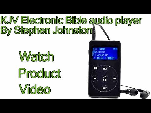 KJV Audio Bible - Electronic Bible audio player - King James Bible reader