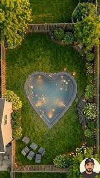 Heart-Shaped Pool Surprise Reveal ❤️ Backyard Transformation You Won’t Believe