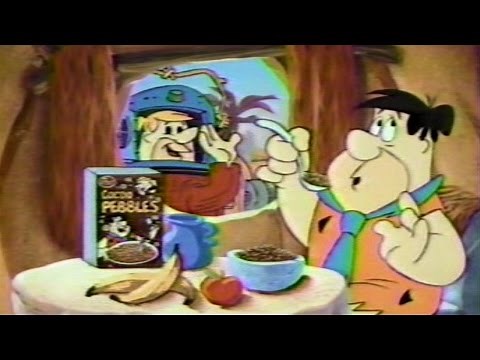 Cocoa Pebbles cereal "Rock Bot" commercial (1986)