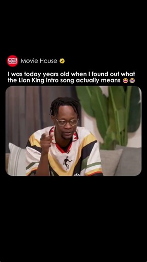Lion King intro song actually means 😂😭