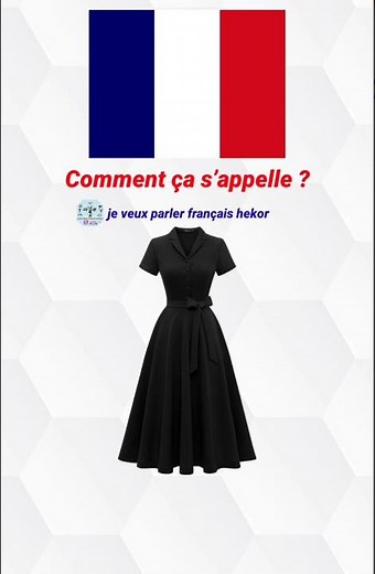 ✨ Les vêtements en français Apprenez le vocabulaire facilement ! #francais #vocabulaire #education