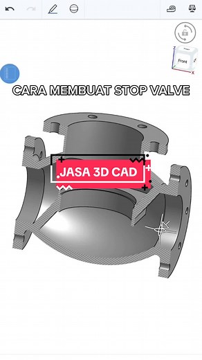 Stop Valve Solidworks: JASA 3D CAD for Mechanical Design