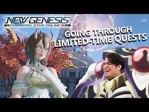 PSO2:NGS - 11/16 More Limited-Time Quests, Races, & Overlord Collab! | David Plays NGS!