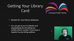 17 reactions | Having trouble accessing your digital library card? We can help! This video will walk you through it. | Lexington Public Library | Facebook