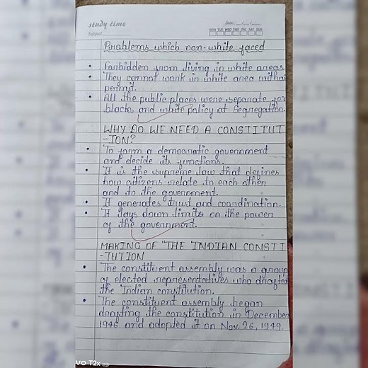 Class 9 civics chapter 2 short notes 👉✍️||constitutional design||#shortnotes #civics #cbse #class9