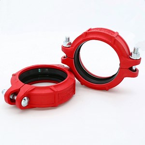 [Hot Item] FM UL Factory Grooved/Threaded Pipe Coupling and Fitting Rigid Coupling