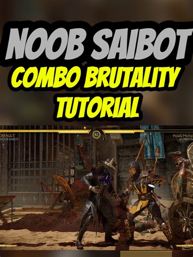 Master Noob Saibot's Brutality Combos in MK11