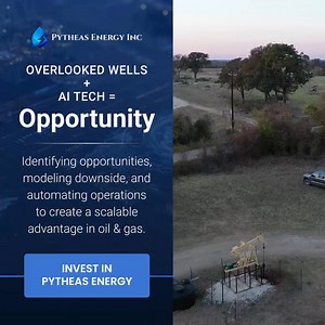 Proprietary AI identifies overlooked oil wells that could be profitable – then helps us revitalize them. Invest in Pytheas today. This Reg CF offering is made available through StartEngine Primary, LLC, member FINRA/SIPC. This investment is speculative, illiquid, and involves a high degree of risk, including the possible loss of your entire investment. | Pytheas Energy