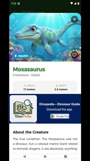 DinoPedia - The Ultimate Dinosaur app! #dinosaur #dino