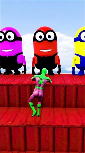 GTA 5 Epic Water Ragdolls | Spider-Man Jumps / Fails ep.15929 #shorts