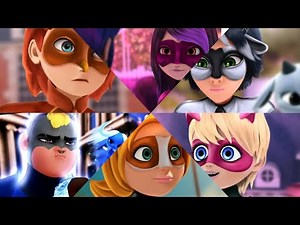 Miraculous Ladybug New Heroes Transformations🐞|All Transformation Miraculous Ladybug
