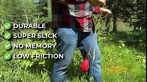 MGP SUPPLY Arborist Throw Line Kit | 15oz Throw Weight & 166ft Rope | Ultra Slick 100% Polyester Rope | Arborist Equipment For Tree Climbing