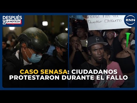 Caso SeNaSa: ciudadanos protestaron frente a Fiscalía durante el fallo | DESPUÉS DE LA NOTICIA