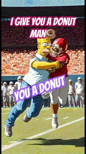When Homer Invades the NFL! Hilarious Football Crossover 🏈 #Simpsons #FootballComedy