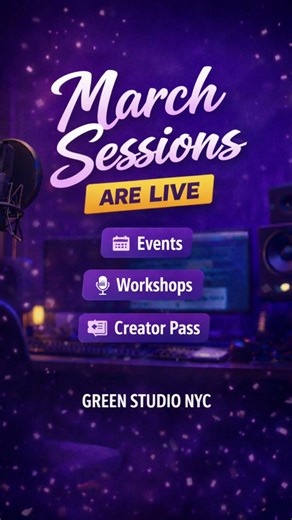 Something special is starting to form.A room where creators can write, test ideas, perform, observe