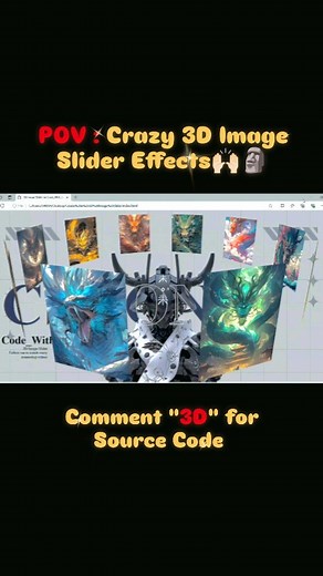 C𝚘𝚍𝚎_W𝚒𝚝𝚑_S𝚞𝚓𝚊𝚕_ | 3D Image Slider using CSS only🔥🚀 by @code_with_sujal_ . . Follow @code_with_sujal_ for Beginner-Friendly Coding Content😎👨🏻‍💻 . . DM for... | Instagram