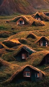 3.8K views · 78K reactions | Moss Covered Ancient Houses #ancientvillage #iceland #viking #ancientengineering | Unsolved Mysteries & Paranormal Activities | Facebook
