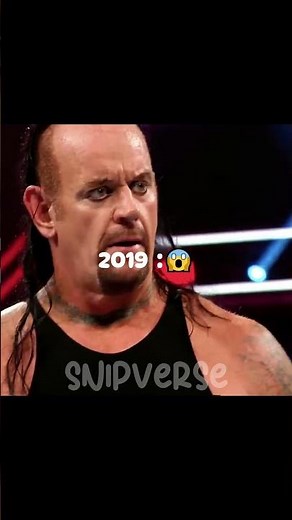 Undertaker & Drew Mcintyre " 2010 vs 2019 "🧡