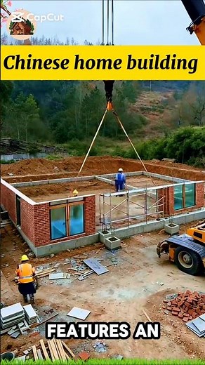 Building a Stunning Chinese-Style House | Real Construction Footage #construction #viralshort
