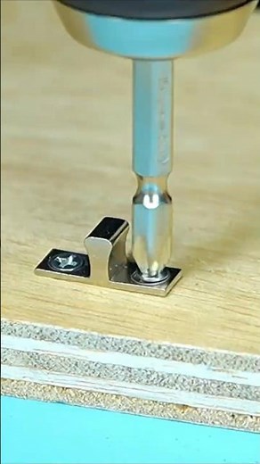 The secret to installing a cabinet door lock.