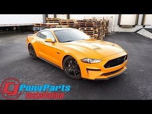 2018-2023 Mustang CJ Pony Parts Lowering Spring Set Installation