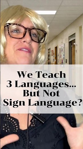 Should Schools Teach Sign Language?