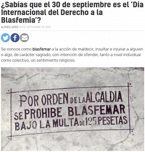 Me cago en dios, casi se me pasa