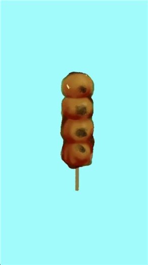 花よりだんご #和菓子 #イラストメイキング #イラスト #食べ物 #メイキング #スイーツ #みたらし団子