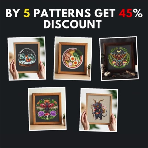 Nautilus Cross Stitch Pattern, Ocean Coral Reef Design (PDF Pattern)