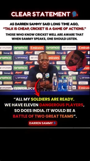 Darren Sammy Sends Strong Message Before Big Clash 🔥🏏