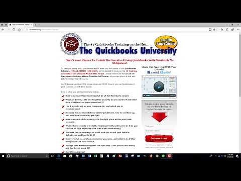 FREE ACCESS to The Quickbooks University!