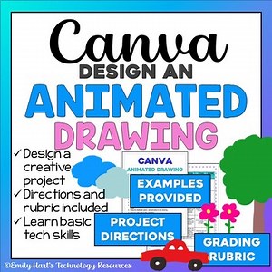 CANVA: Create an ANIMATED DRAWING - Use Drawing Tools to Create an Animation
