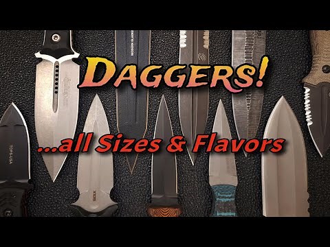 Dagger Collection! Ten Tactical Double-Edged Fixed Blades!