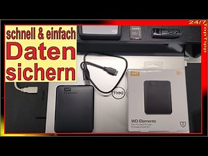 Daten sichern [ Android Windows & Mac ] externe HDD - USB Stick - Micro SD - Datensicherung