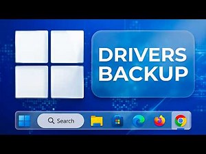 Backup ALL Windows 11 Drivers And Restore After Formatting Windows