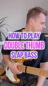 43K views · 1.2K reactions | ✨How to create slap bass line with Double Thumb technique Save this video and don’t forget to follow my channel ✅ | Бас-гитара Видеоуроки | Facebook