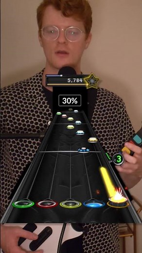 CRAZY TRAIN guitar solo | GHWJ | #guitarhero #rockband #shorts