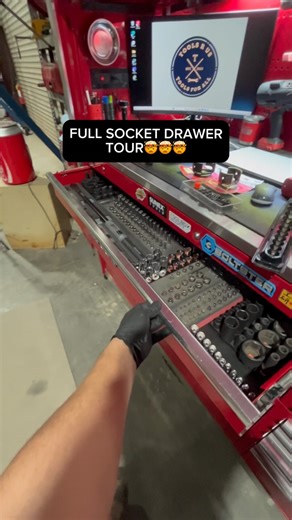 FULL Socket Drawer Tour #tools #mechanic #toolbox #tour #toolboxtour #crazy #full #dream #toolsrus | Tools R Us