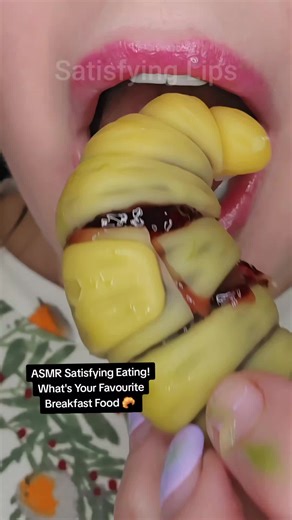 ASMR Satisfying Eating Experience: Breakfast Favorites