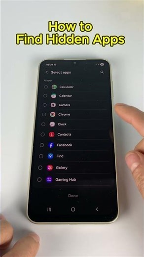 How to Find Hidden Apps on Samsung Phone