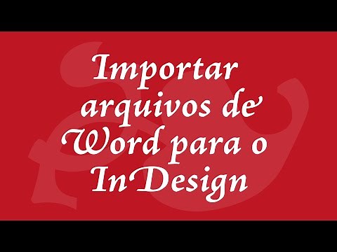 Learn how to correctly import Word files into InDesign.