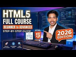 HTML Complete Course for Beginners | HTML5 Tutorial from Basics to Advanced #html #webdevelopment