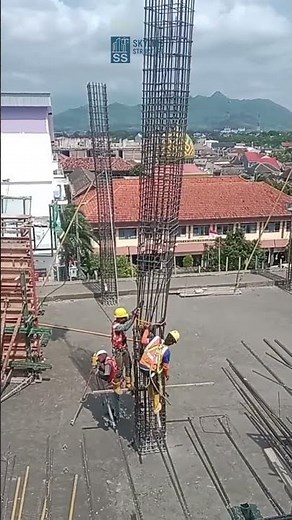Column Rebar Splicing for High-Rise Building Construction #skylinestructure