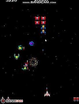 Galaga Arcade Gameplay (Christmas Special)