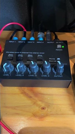 esse aparelho se chama mixer de áudio, você consegue ouvir vários dispositivos #som #audio #fone